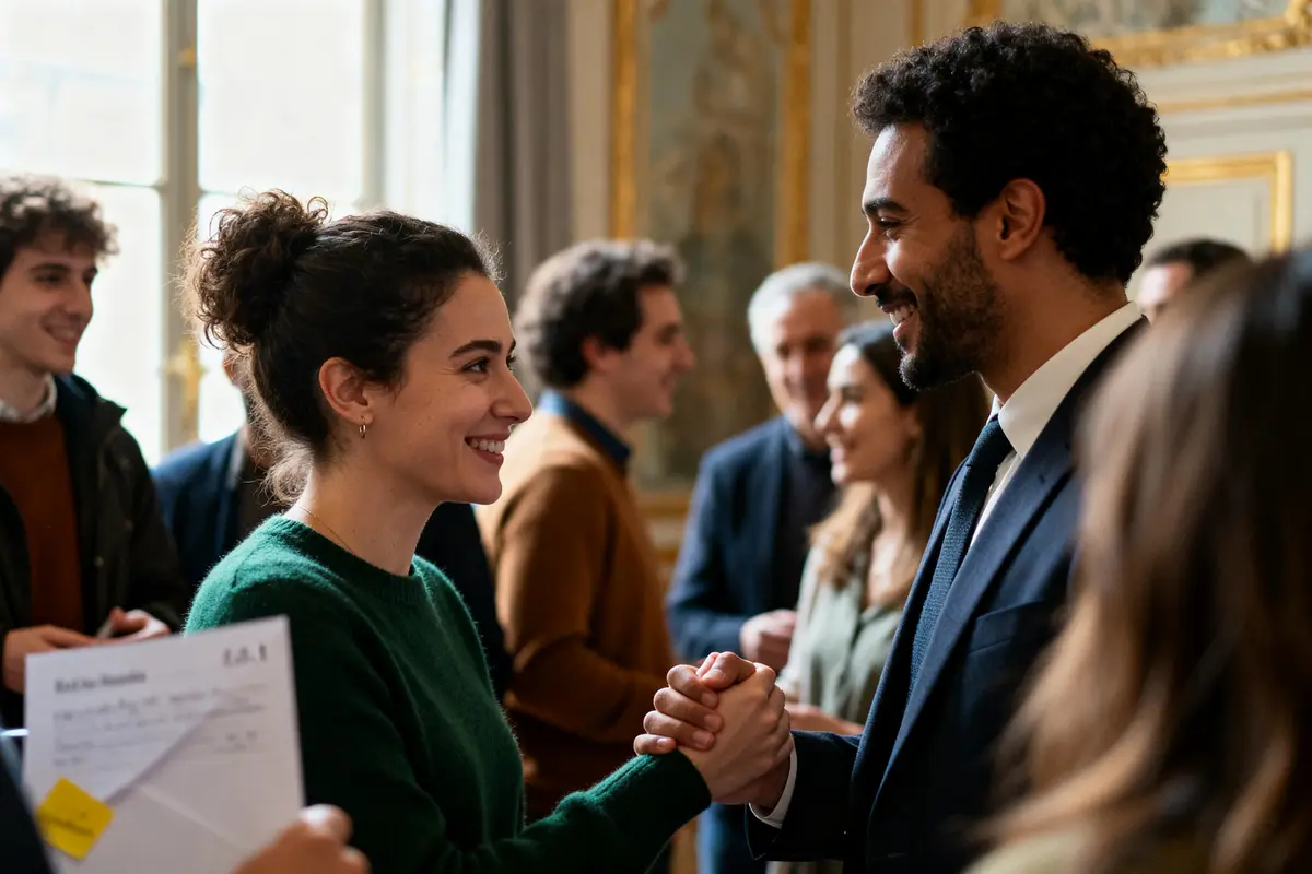 pexels-michal-pech-213601-757318 (1) Personnes souriantes se félicitant lors de la journée du compliment 2025 dans un bureau élégant