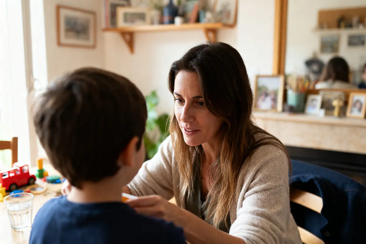 pexels-michal-pech-213601-757318 (1) Maman à l'ouest com conversant avec son enfant dans un salon lumineux et chaleureux
